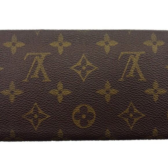 LOUIS VUITTON Long Bill Holder Monogram PVC x Leather Authentic Used - Picture 3 of 9